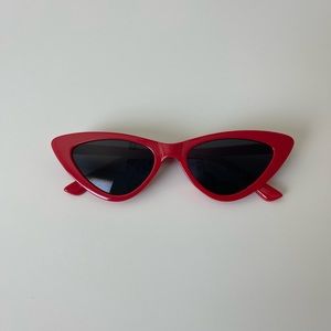 Red sunglasses